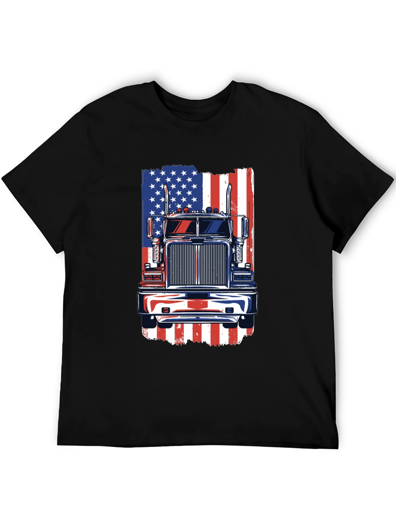 American Truck Flag Graphic Tee