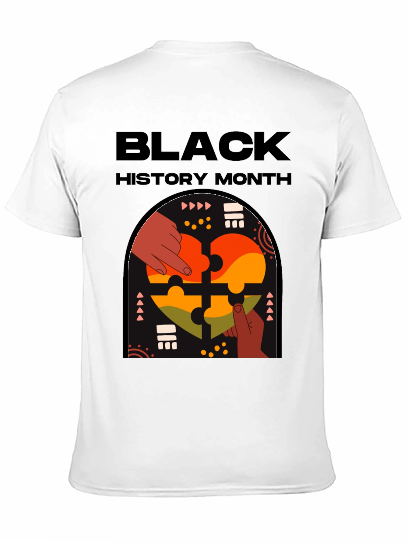 Black History Month Puzzle Piece Tee