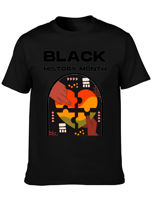Black History Month Puzzle Piece Tee