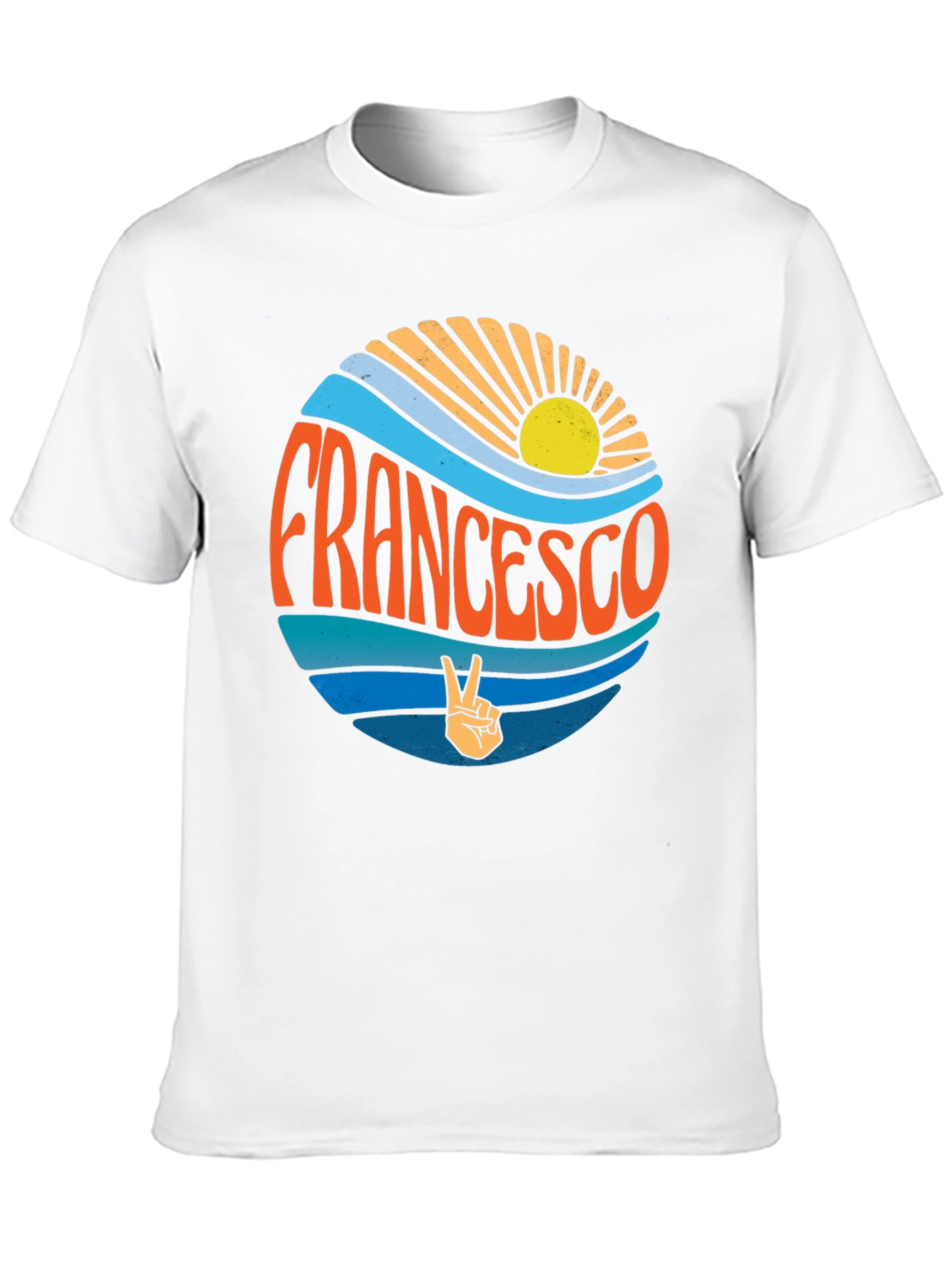 Francesco Graphic Tee - Retro Ocean Vibes