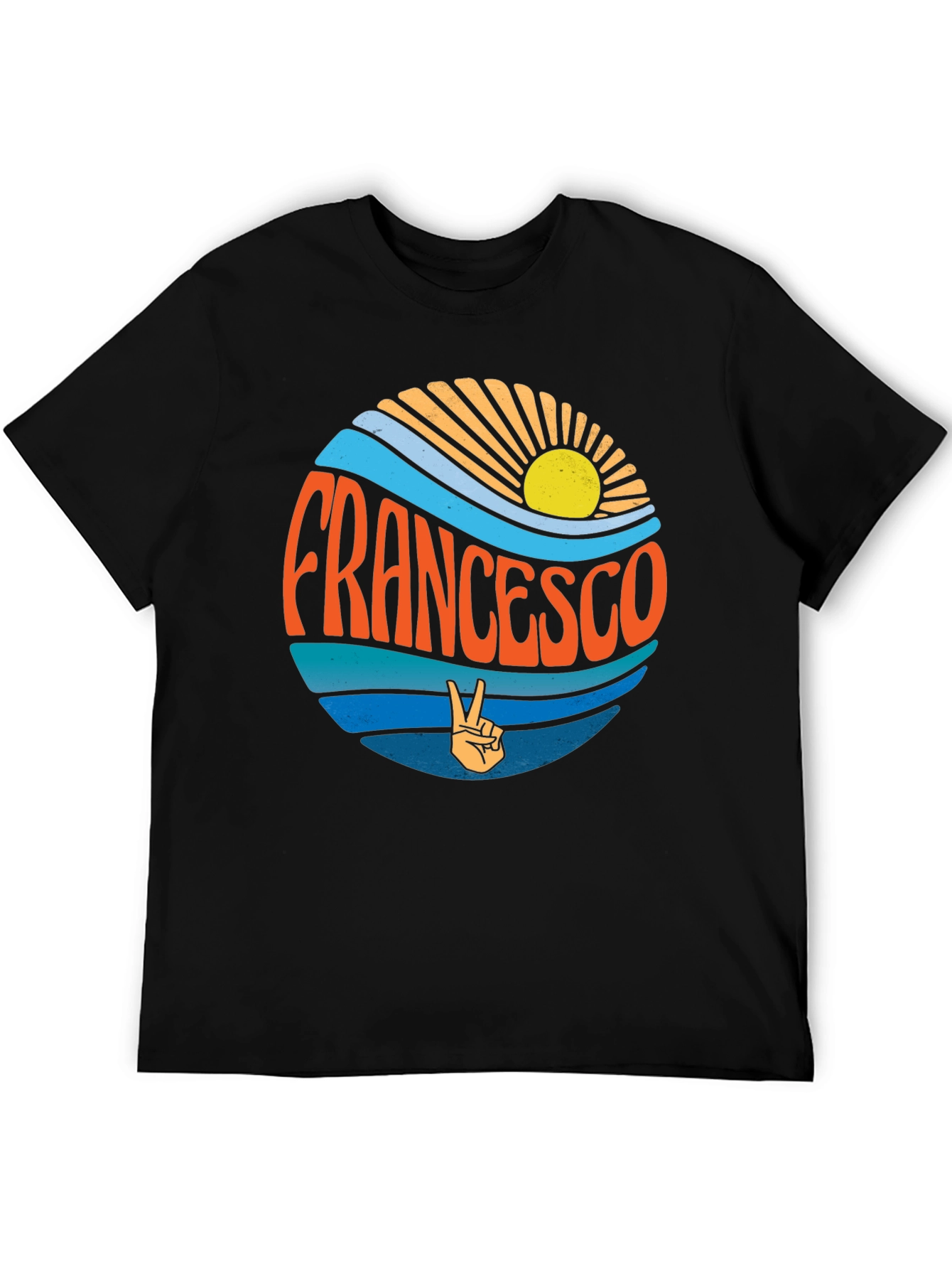 Francesco Graphic Tee - Retro Ocean Vibes