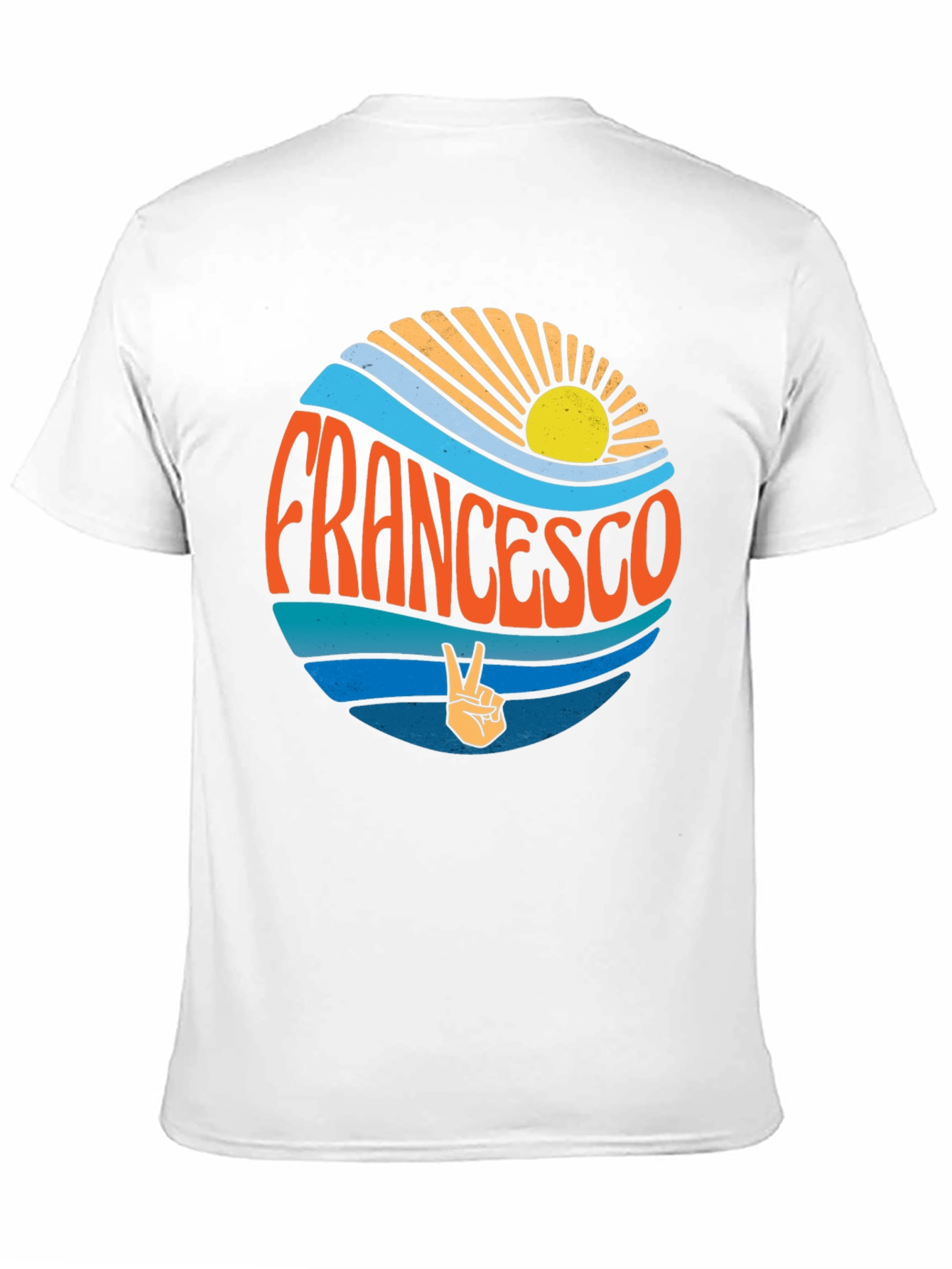 Francesco Graphic Tee - Retro Ocean Vibes