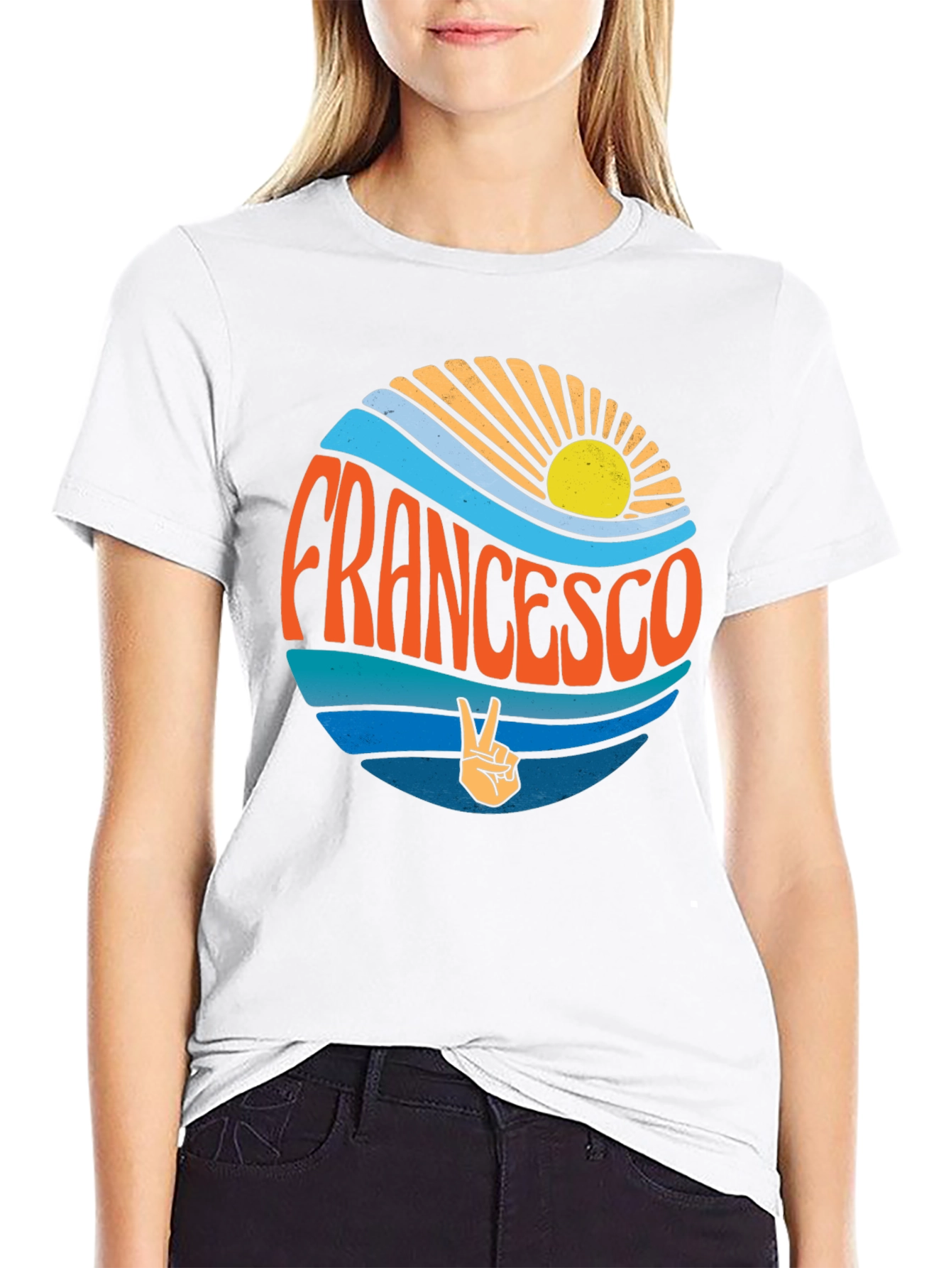 Francesco Graphic Tee - Retro Ocean Vibes