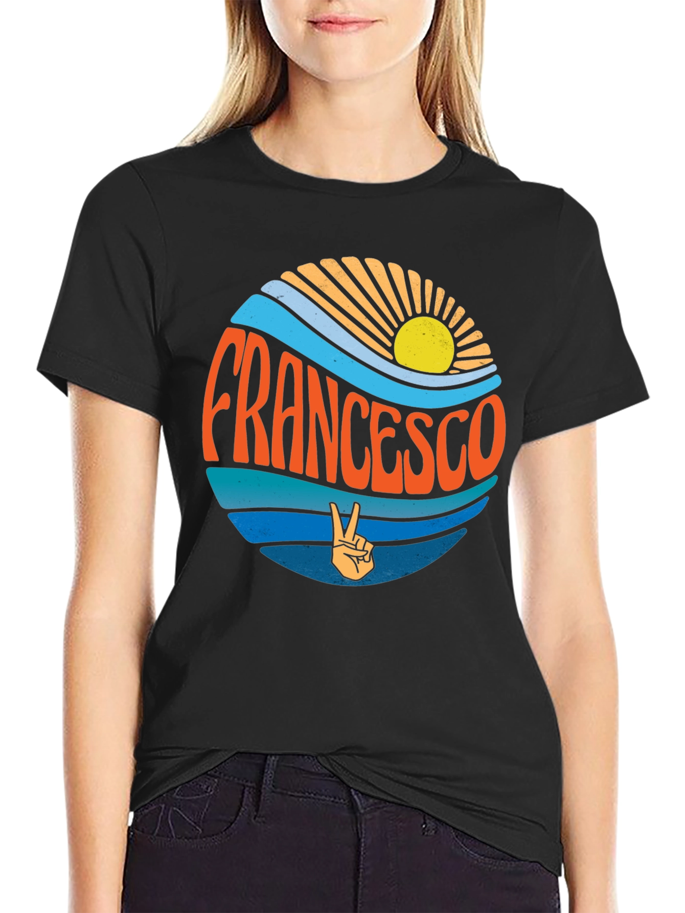 Francesco Graphic Tee - Retro Ocean Vibes