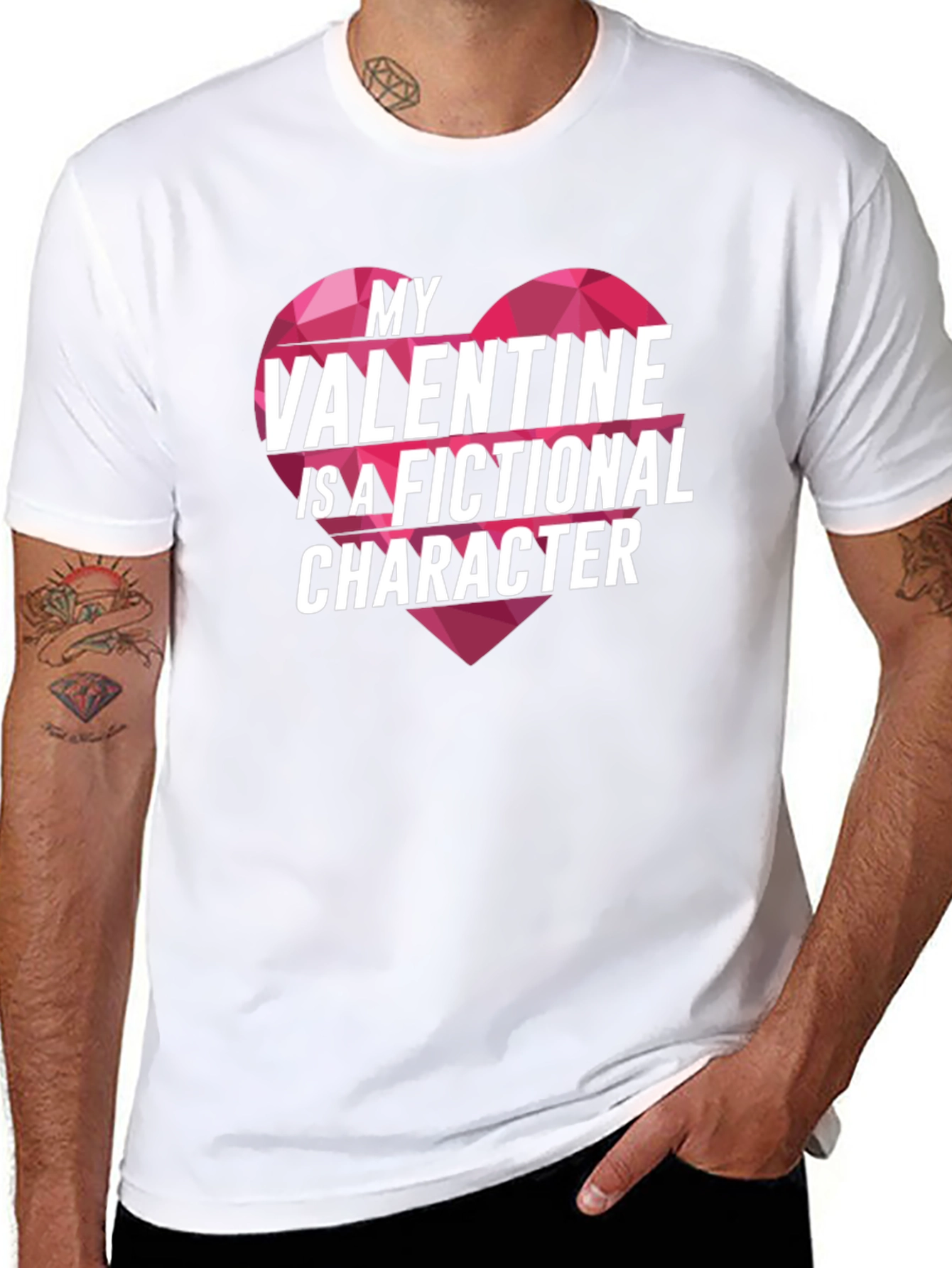 Fictional Valentine Graphic T-Shirt