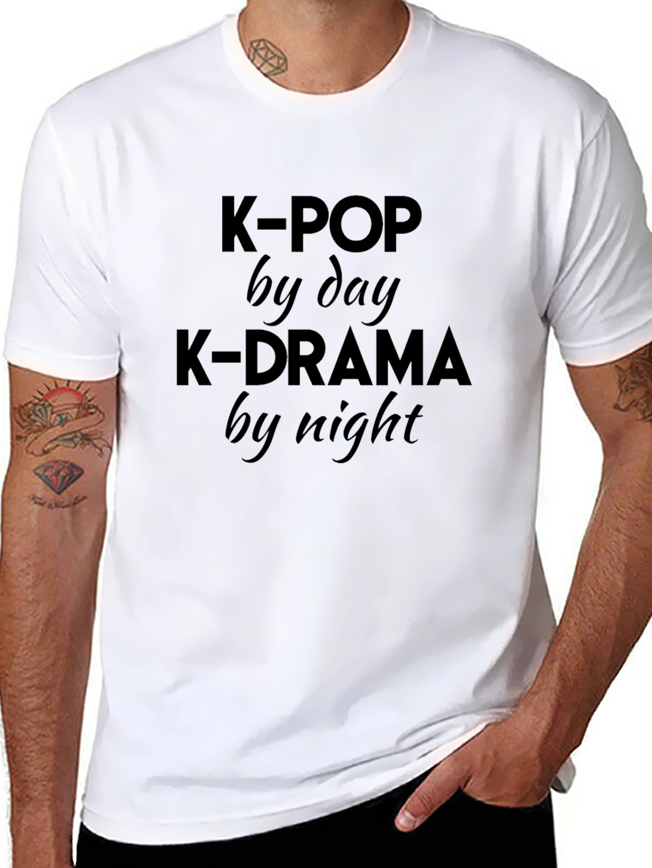 K-Pop by Day K-Drama by Night T-Shirt