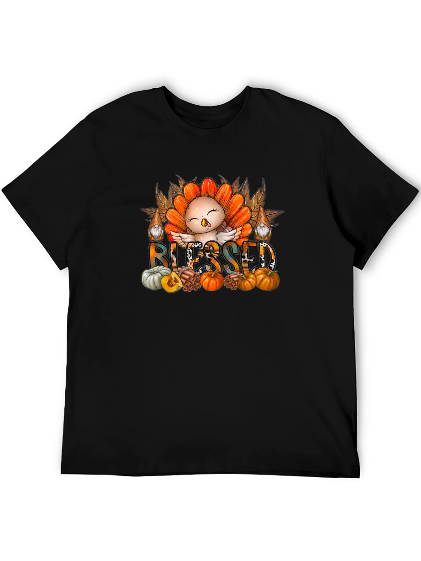 Blessed Thanksgiving Turkey Graphic Tee