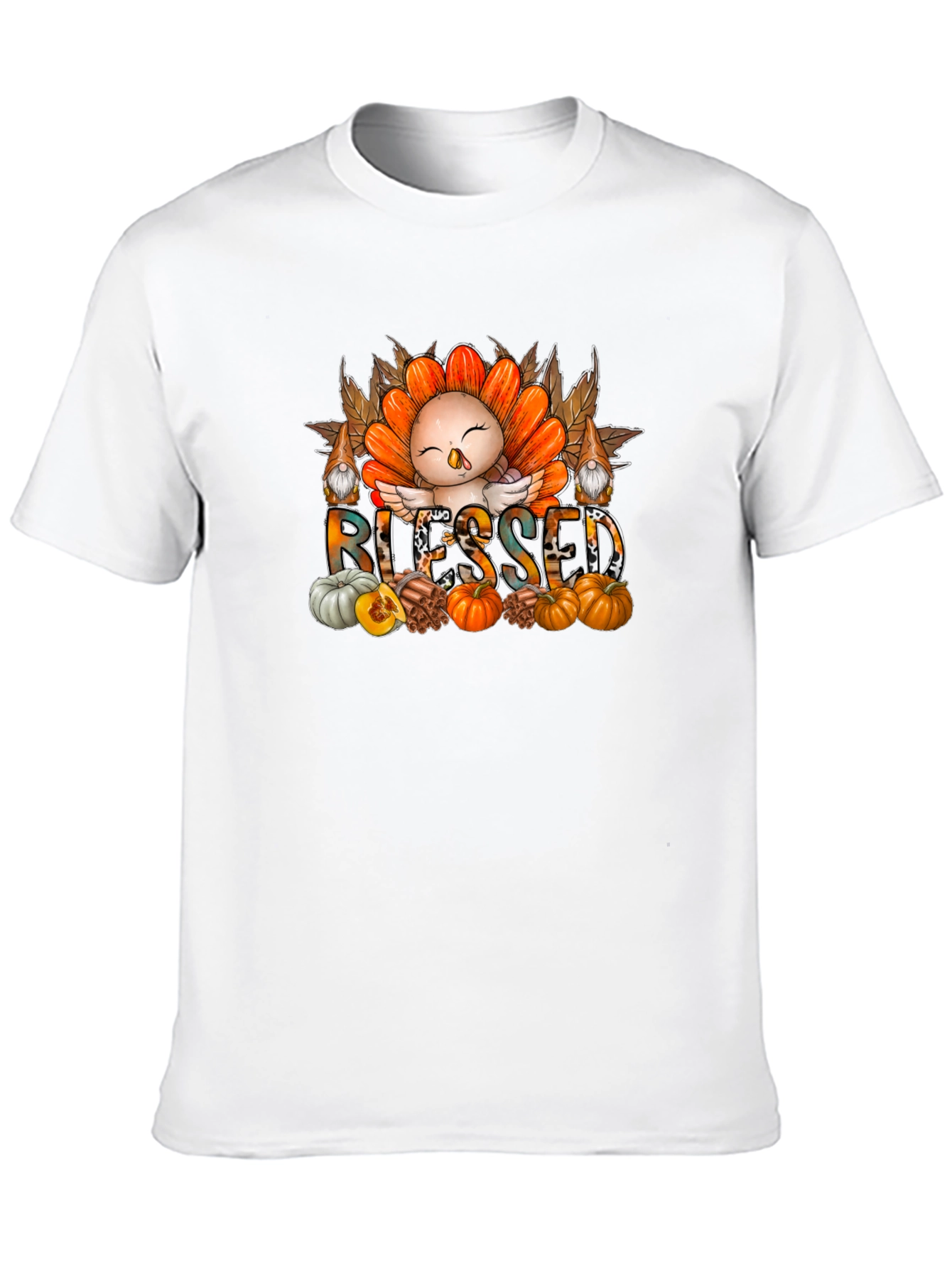 Blessed Thanksgiving Turkey Graphic Tee