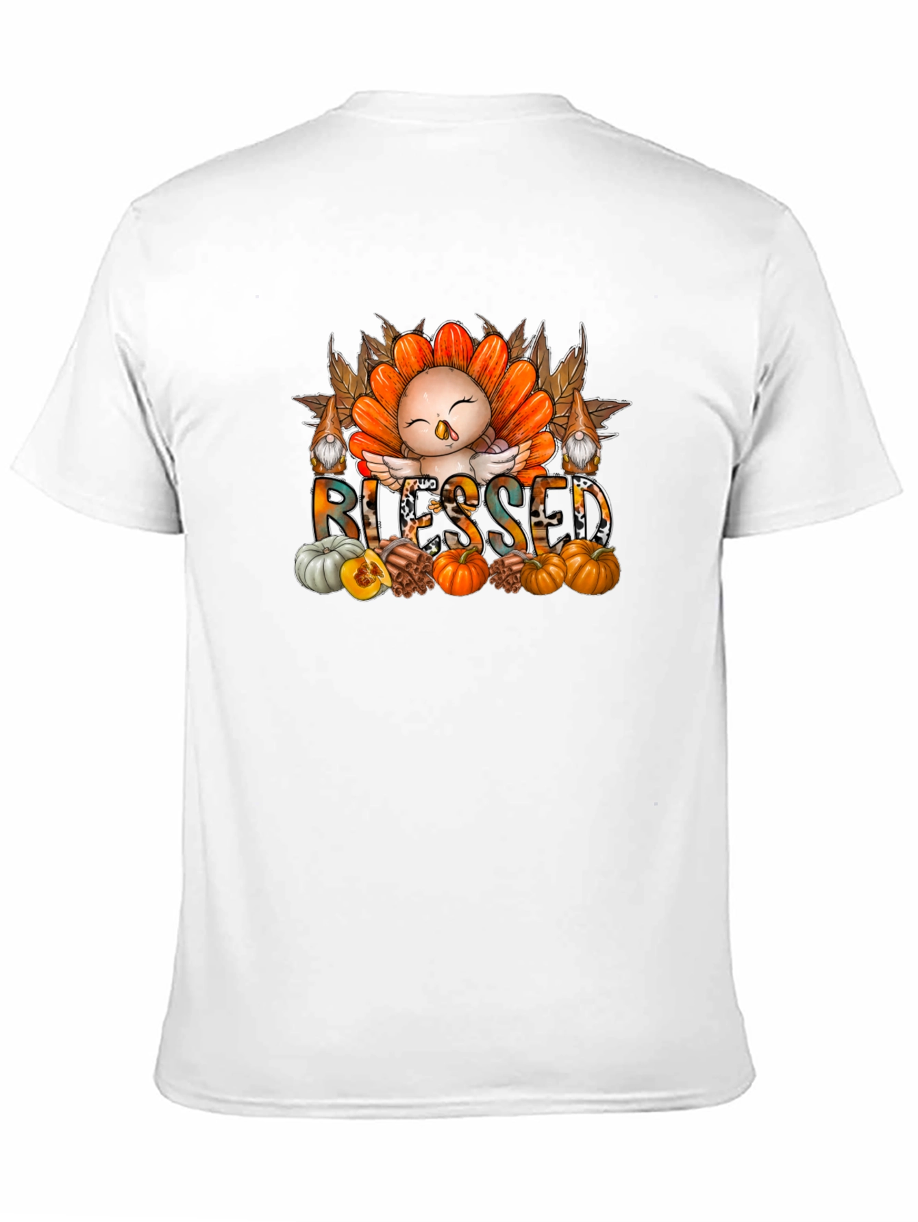Blessed Thanksgiving Turkey Graphic Tee