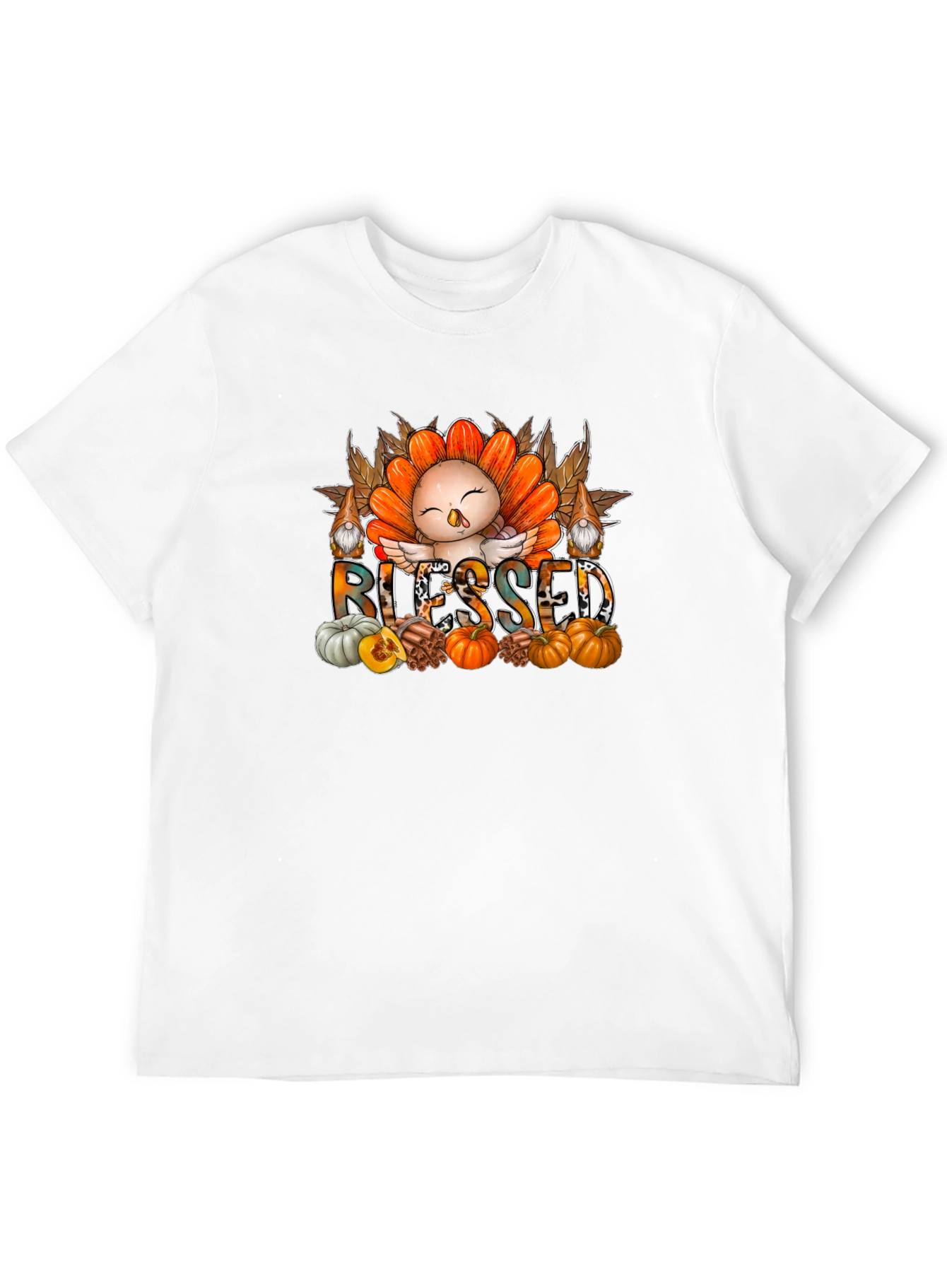 Blessed Thanksgiving Turkey Graphic Tee