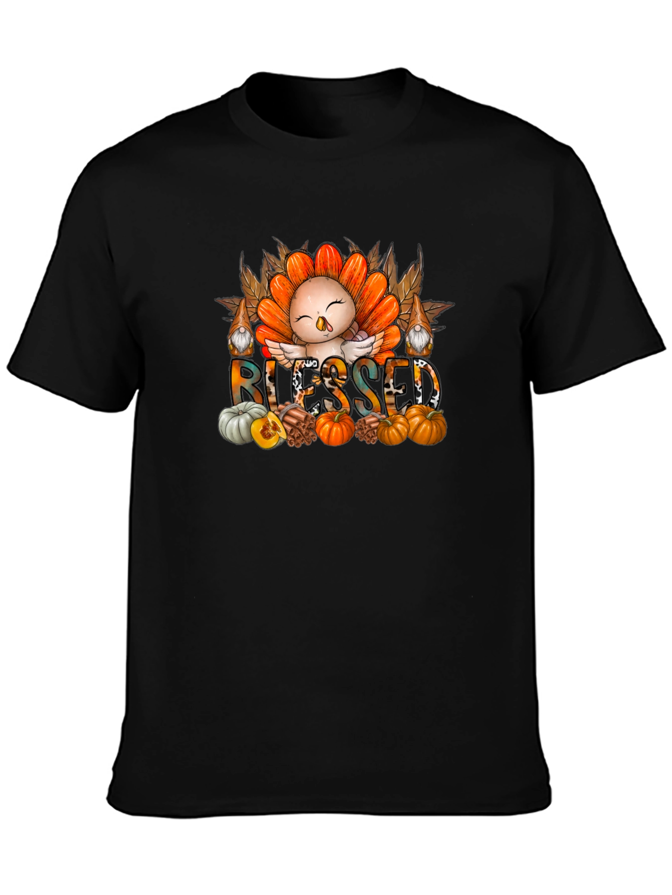 Blessed Thanksgiving Turkey Graphic Tee