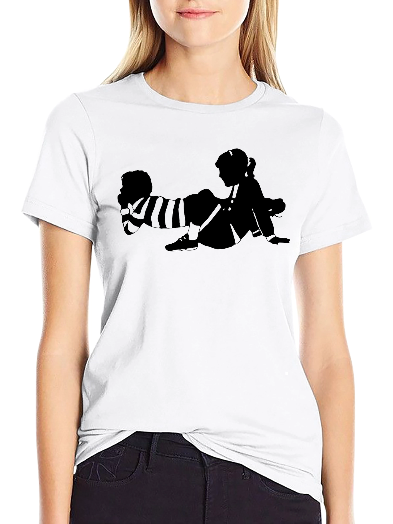 Retro Kids Graphic T-Shirt - Black Cotton Tee