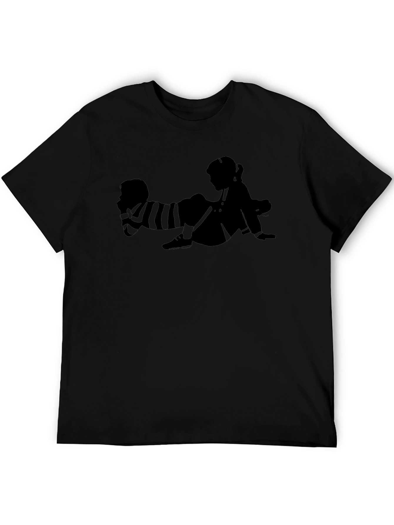 Retro Kids Graphic T-Shirt - Black Cotton Tee