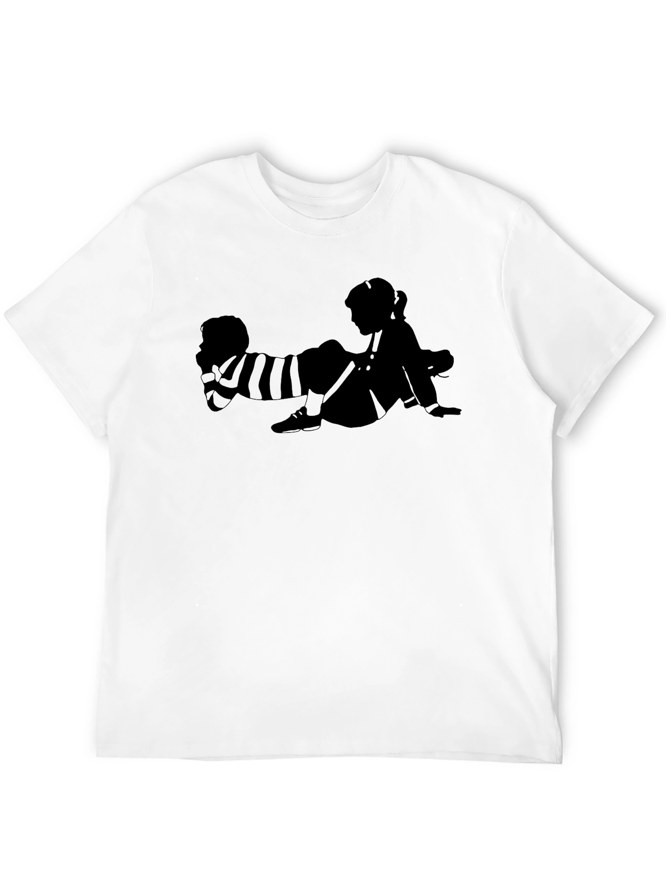 Retro Kids Graphic T-Shirt - Black Cotton Tee