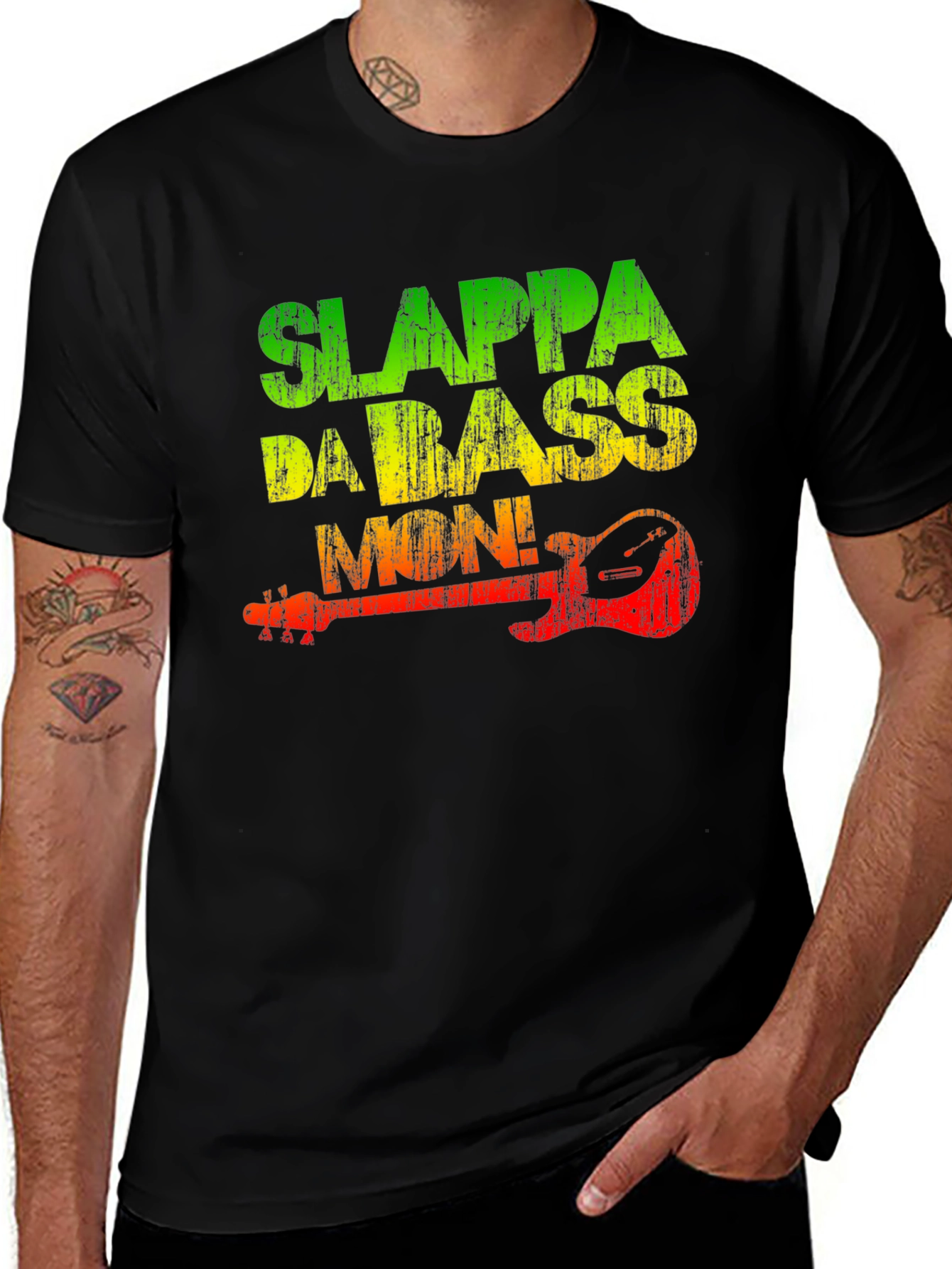 Slappa Da Bass Mon! Graphic T-Shirt