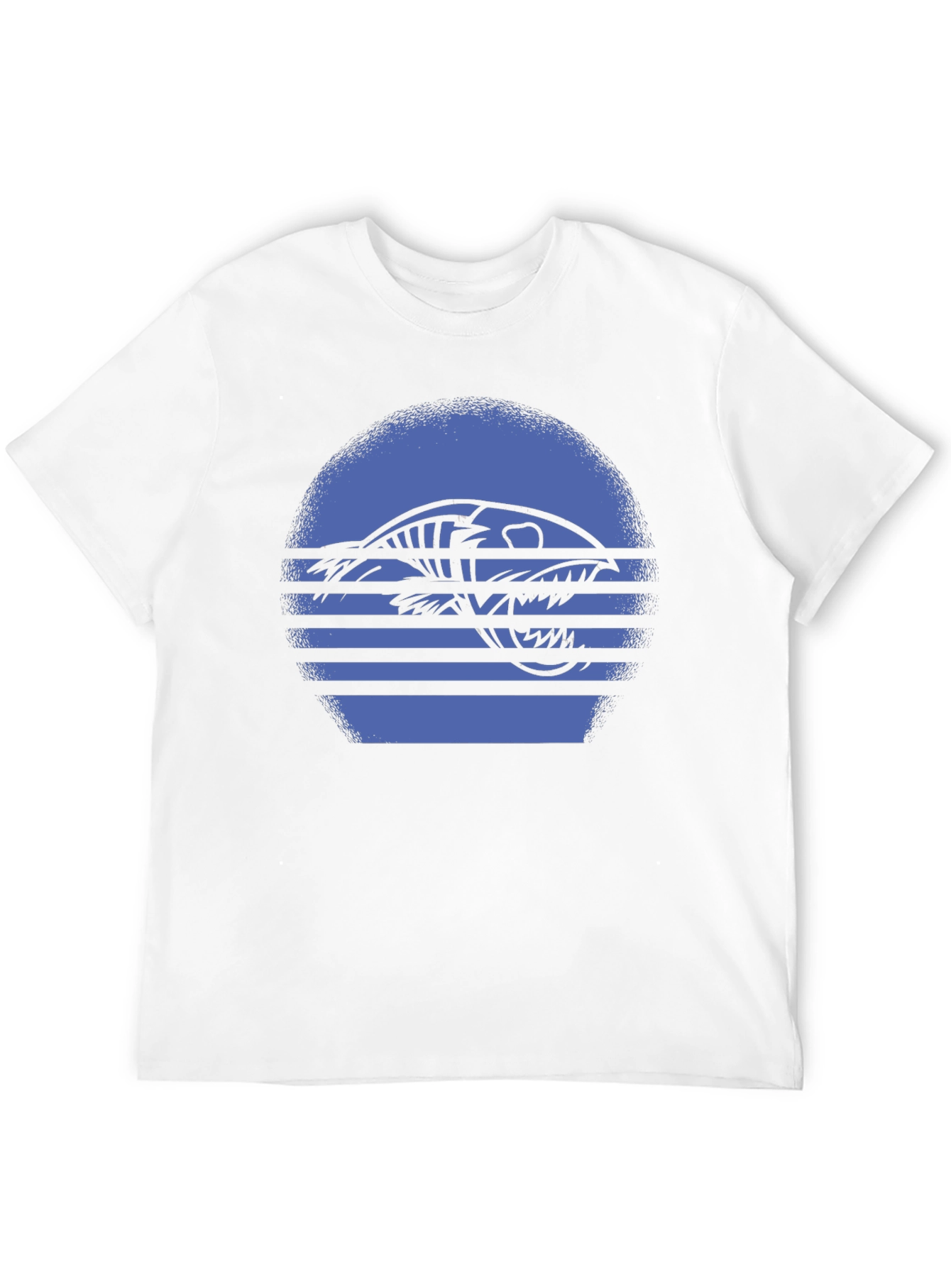 Retro Fish Skeleton Graphic Tee