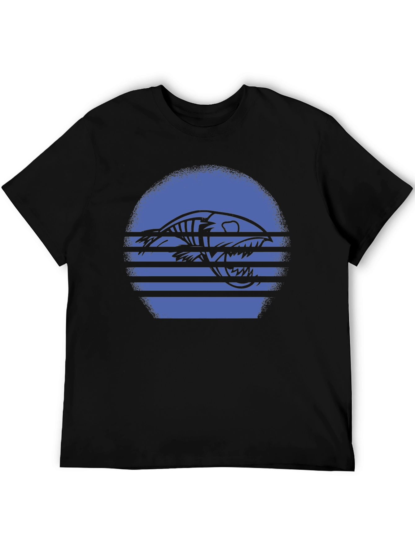 Retro Fish Skeleton Graphic Tee