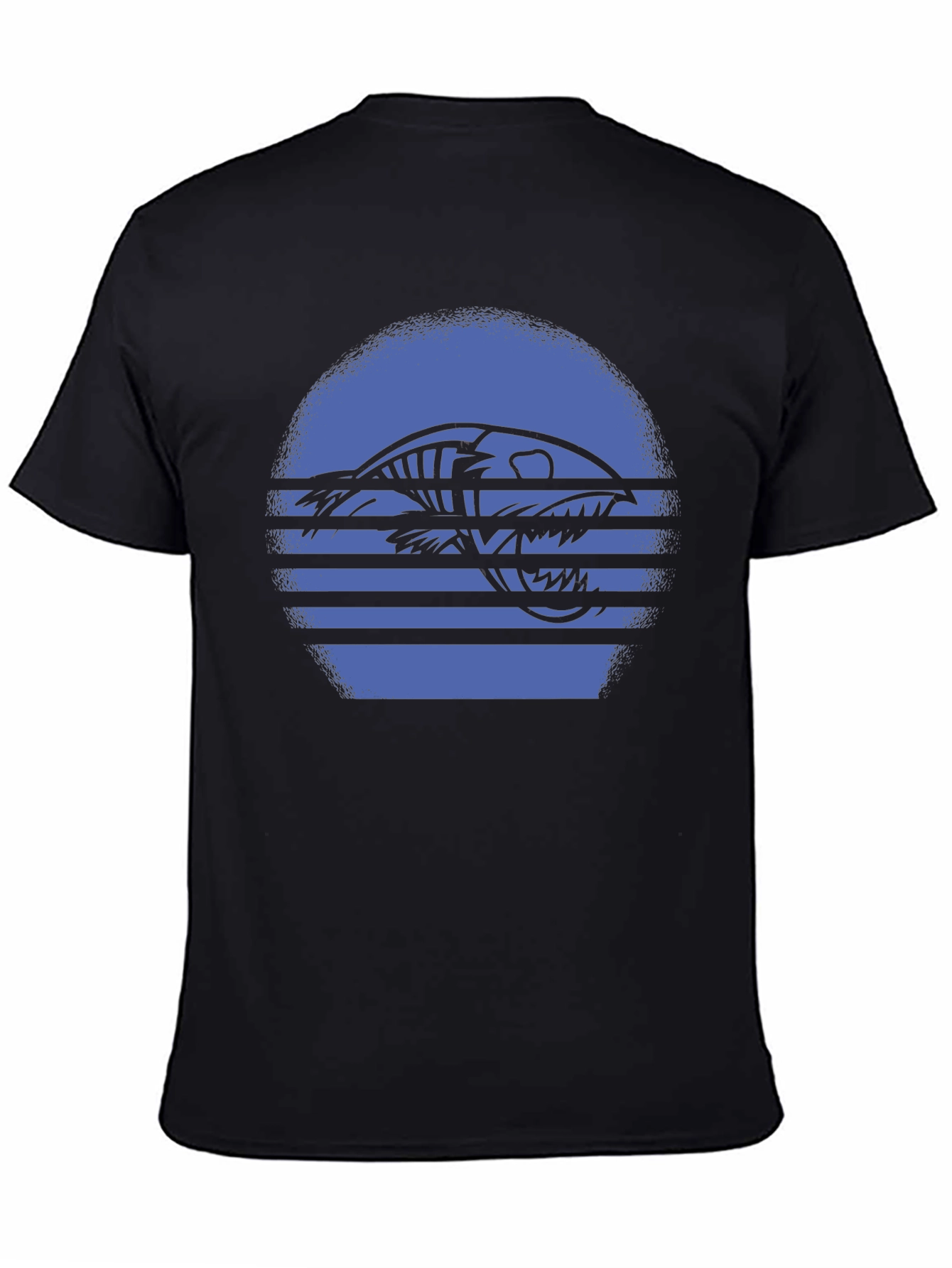 Retro Fish Skeleton Graphic Tee
