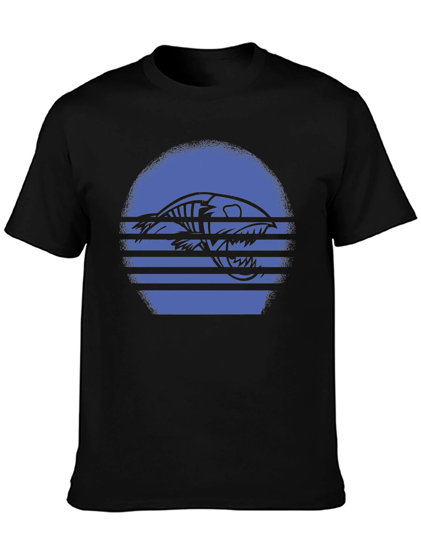 Retro Fish Skeleton Graphic Tee