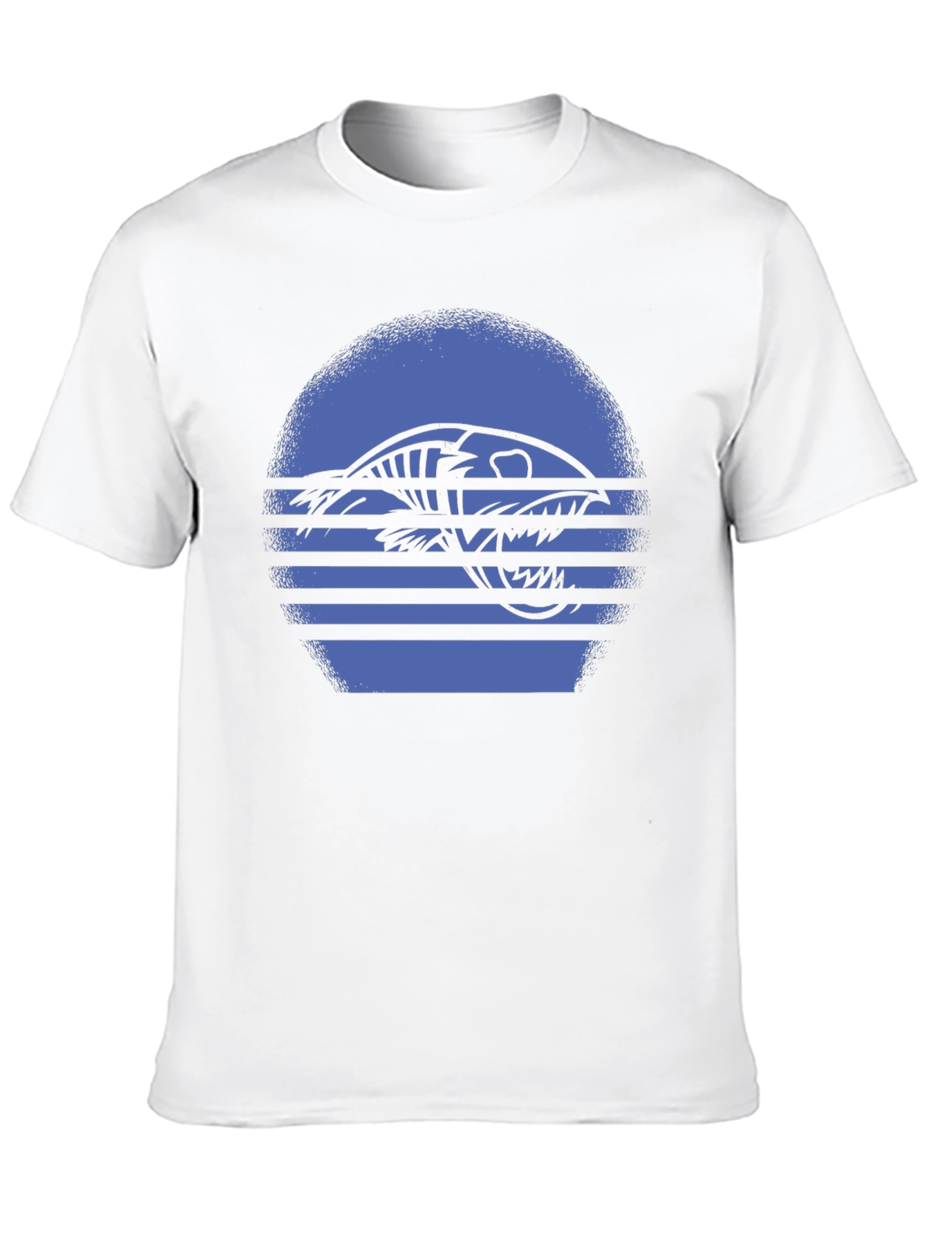 Retro Fish Skeleton Graphic Tee