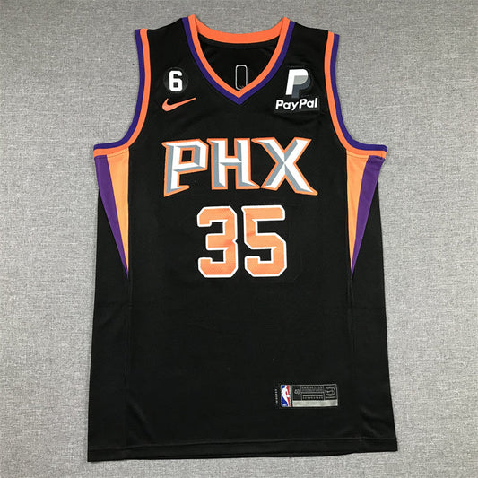 Men's Phoenix Suns Kevin Durant #35 Black 2022/23 Player Jerseys
