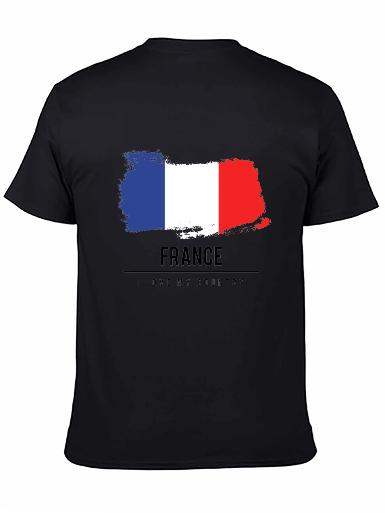 France Flag T-Shirt - I Love My Country Tee