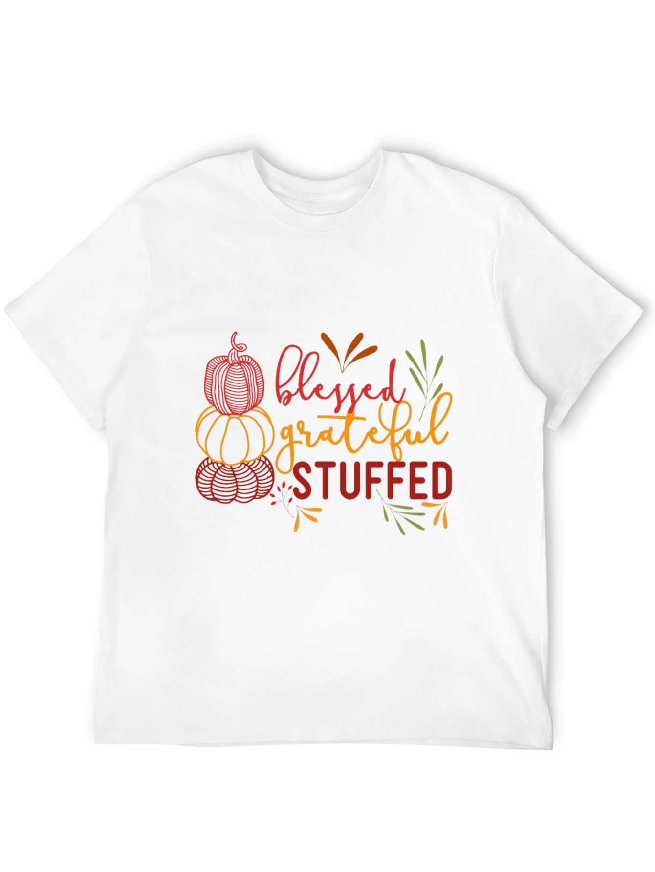 Blessed Grateful Stuffed Thanksgiving T-Shirt