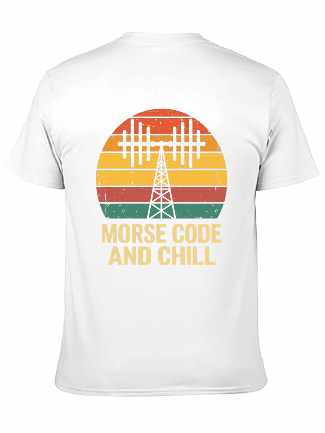 Morse Code and Chill Retro T-Shirt