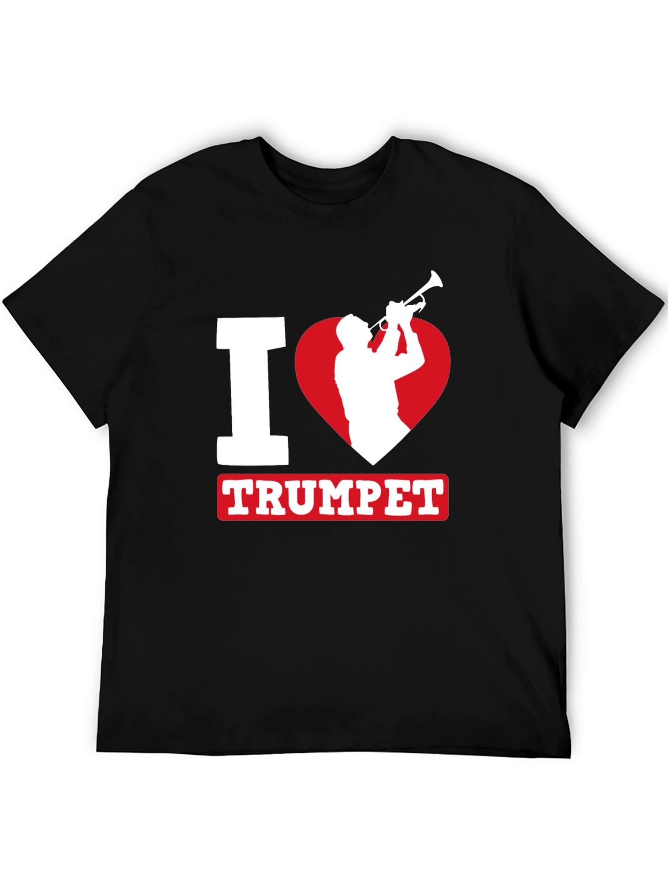 I Heart Trumpet Graphic Tee - Musician T-Shirt