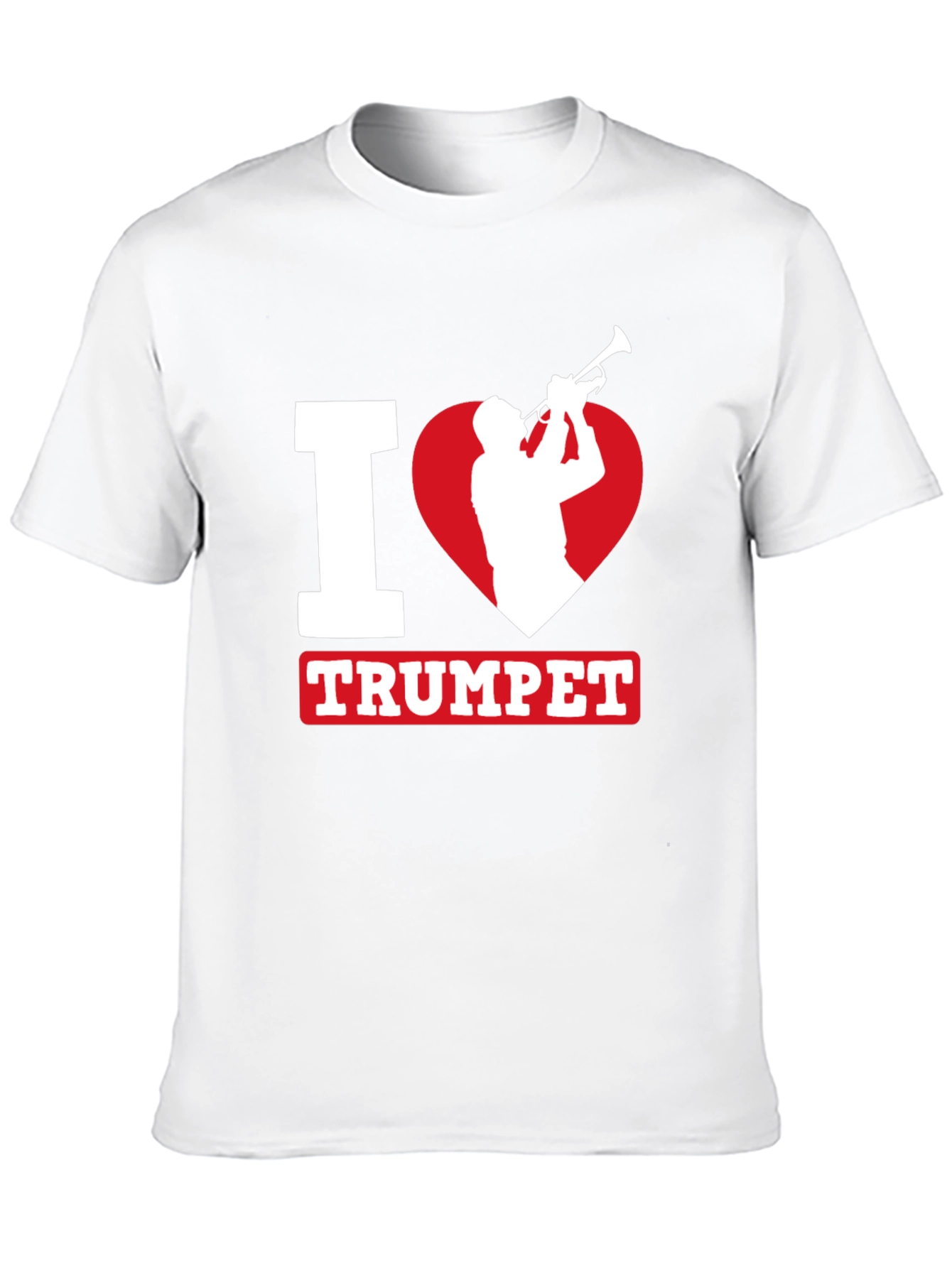 I Heart Trumpet Graphic Tee - Musician T-Shirt