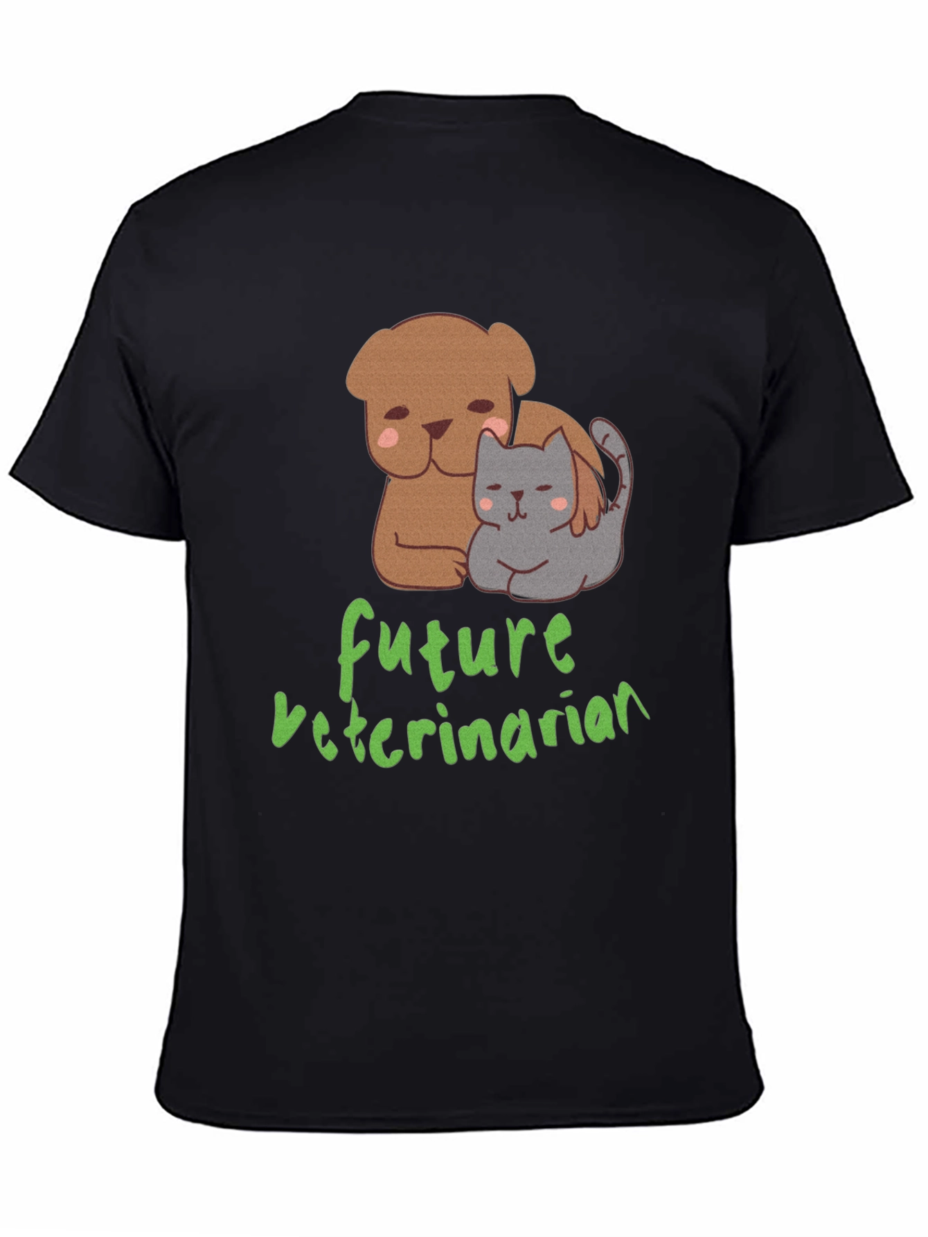 Future Veterinarian T-Shirt: Cute Dog & Cat Design