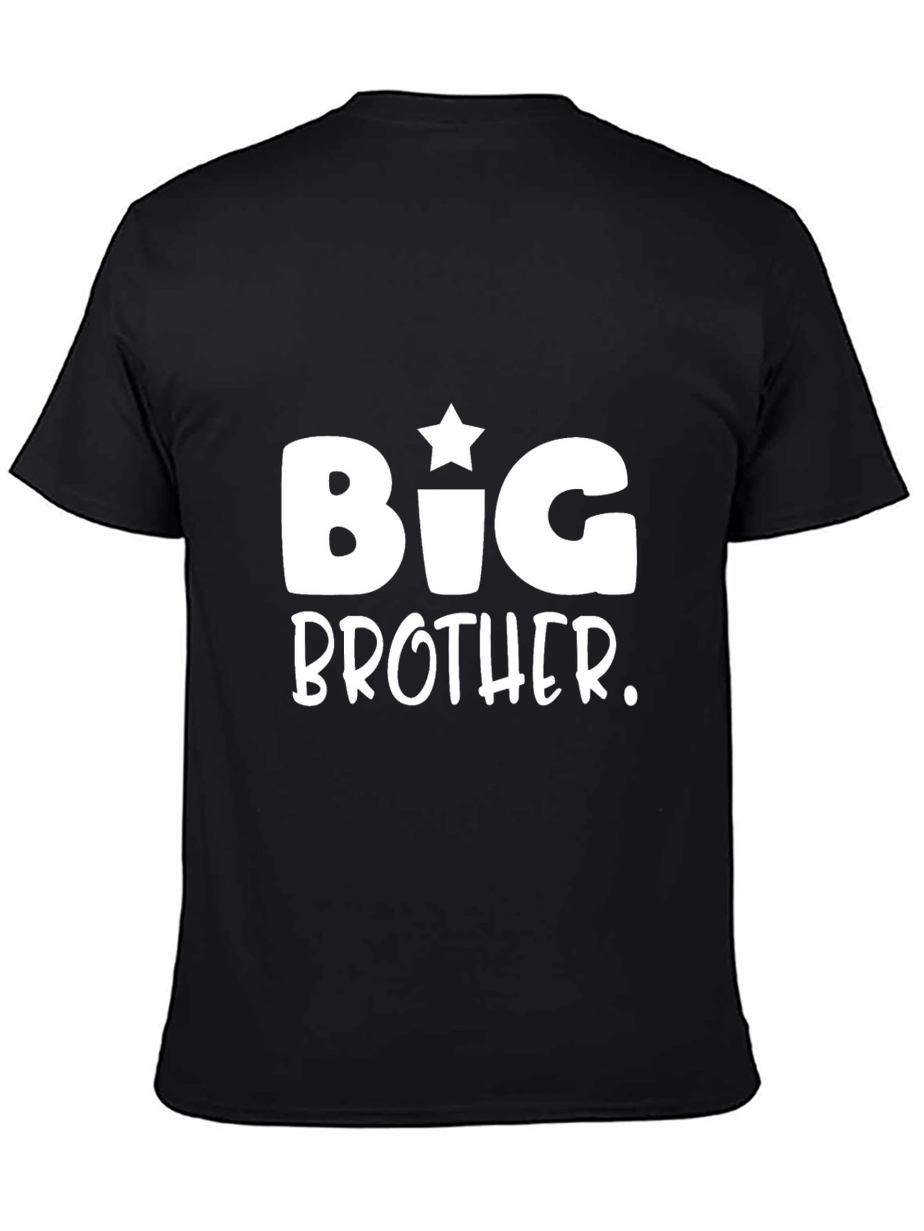 Big Brother Graphic Tee - Black Cotton Shirt