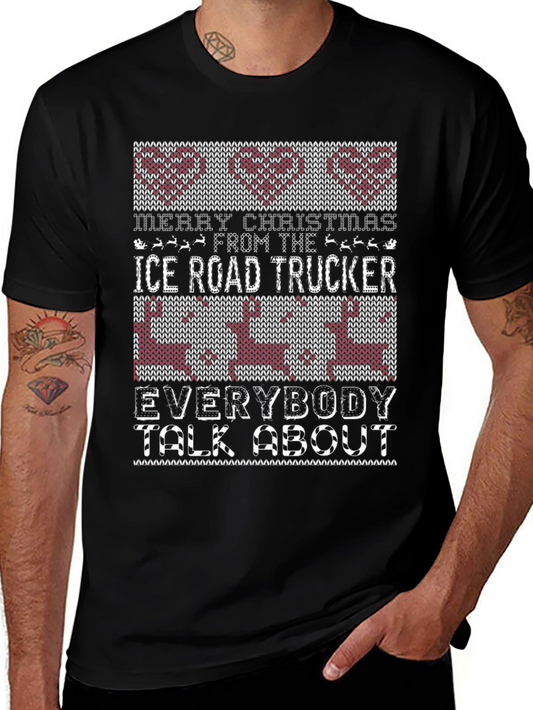 Ice Road Trucker Christmas T-Shirt