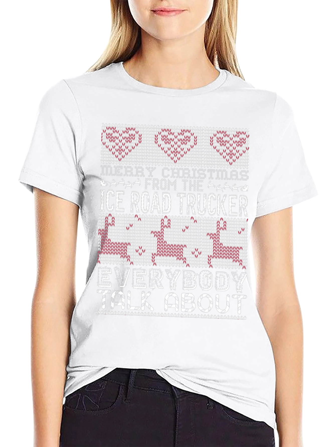 Ice Road Trucker Christmas T-Shirt