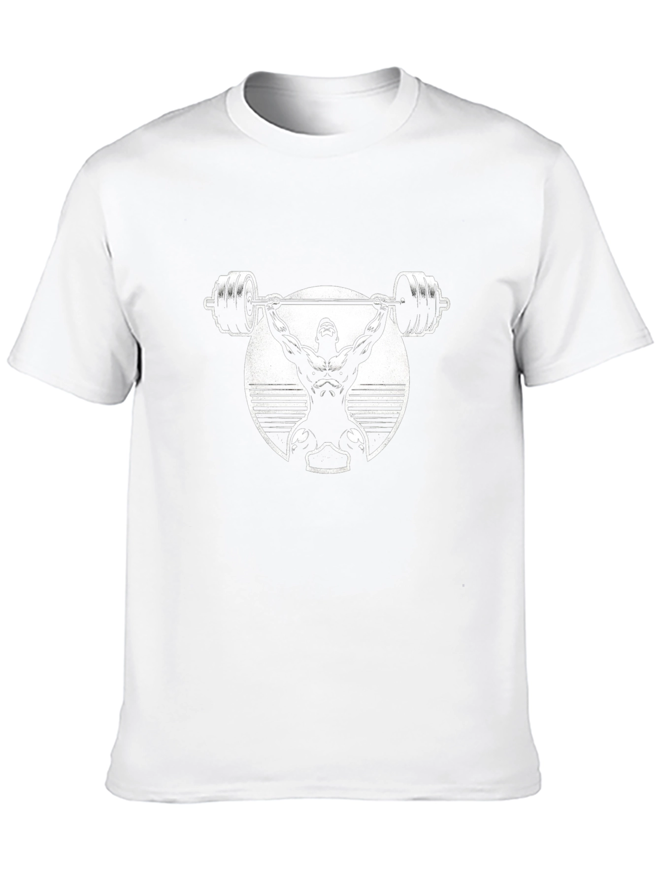 Weightlifter Graphic T-Shirt - Black Gym Apparel