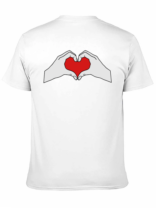 Heart Hands Graphic Tee - Black