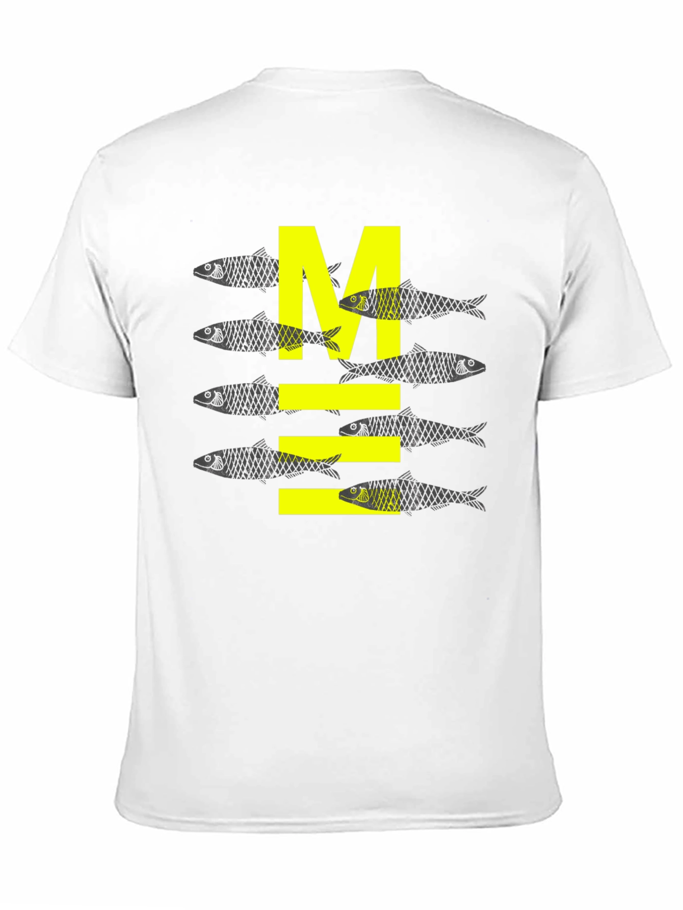 Sardine M Graphic Tee - Black Cotton Comfort