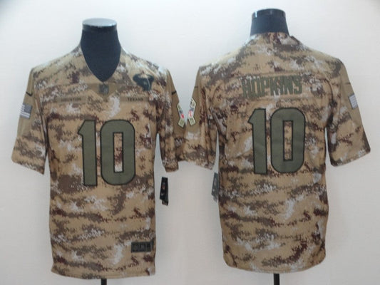 Men's Houston Texans DeAndre Hopkins #10 Camouflage Game Jerseys
