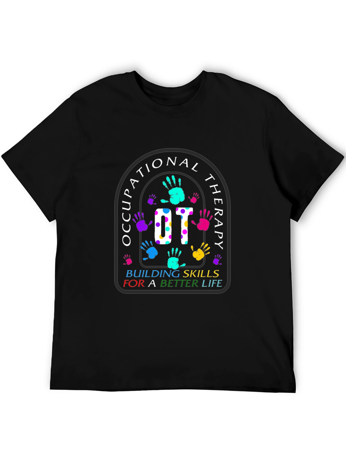 Occupational Therapy OT Handprint Graphic Tee