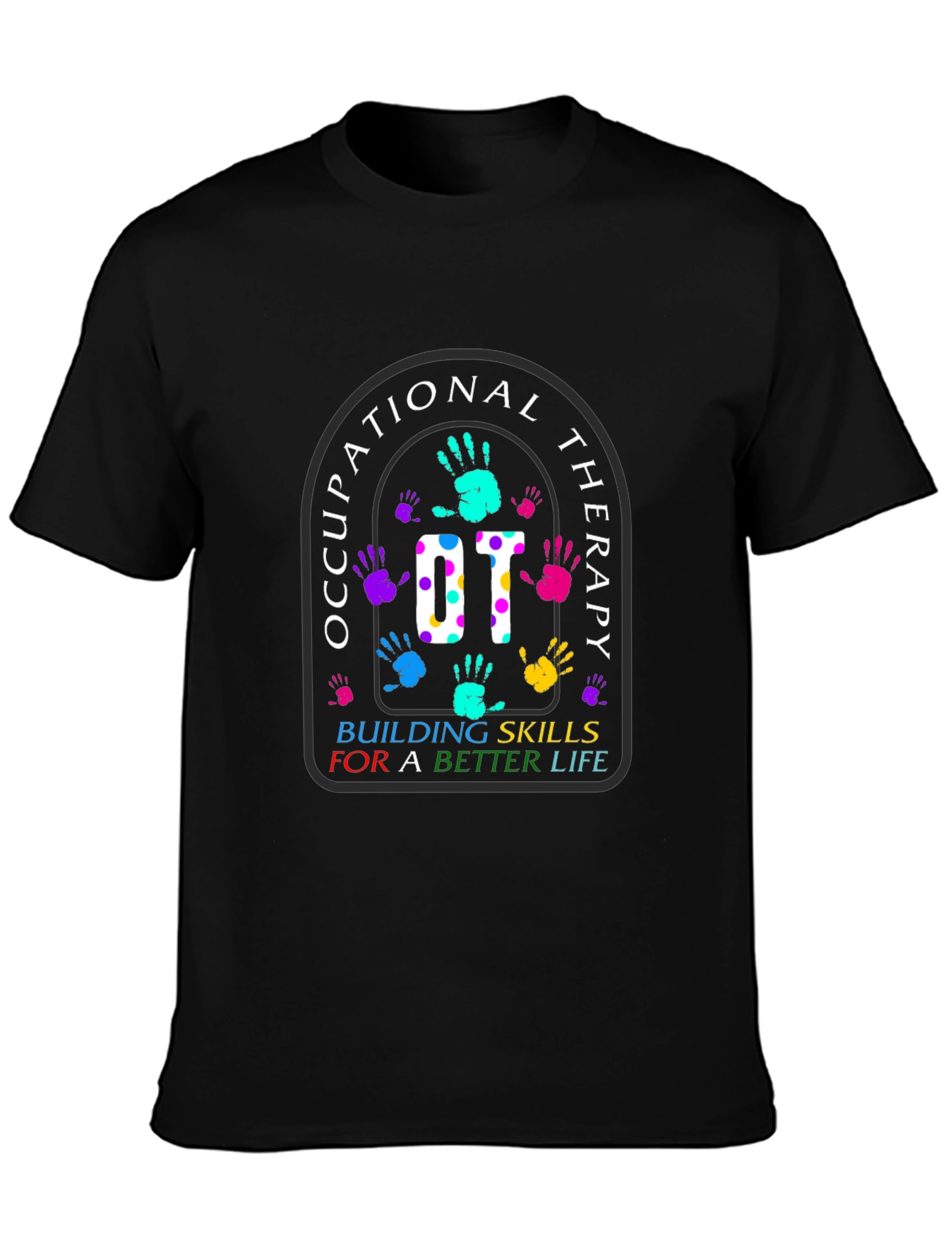 Occupational Therapy OT Handprint Graphic Tee