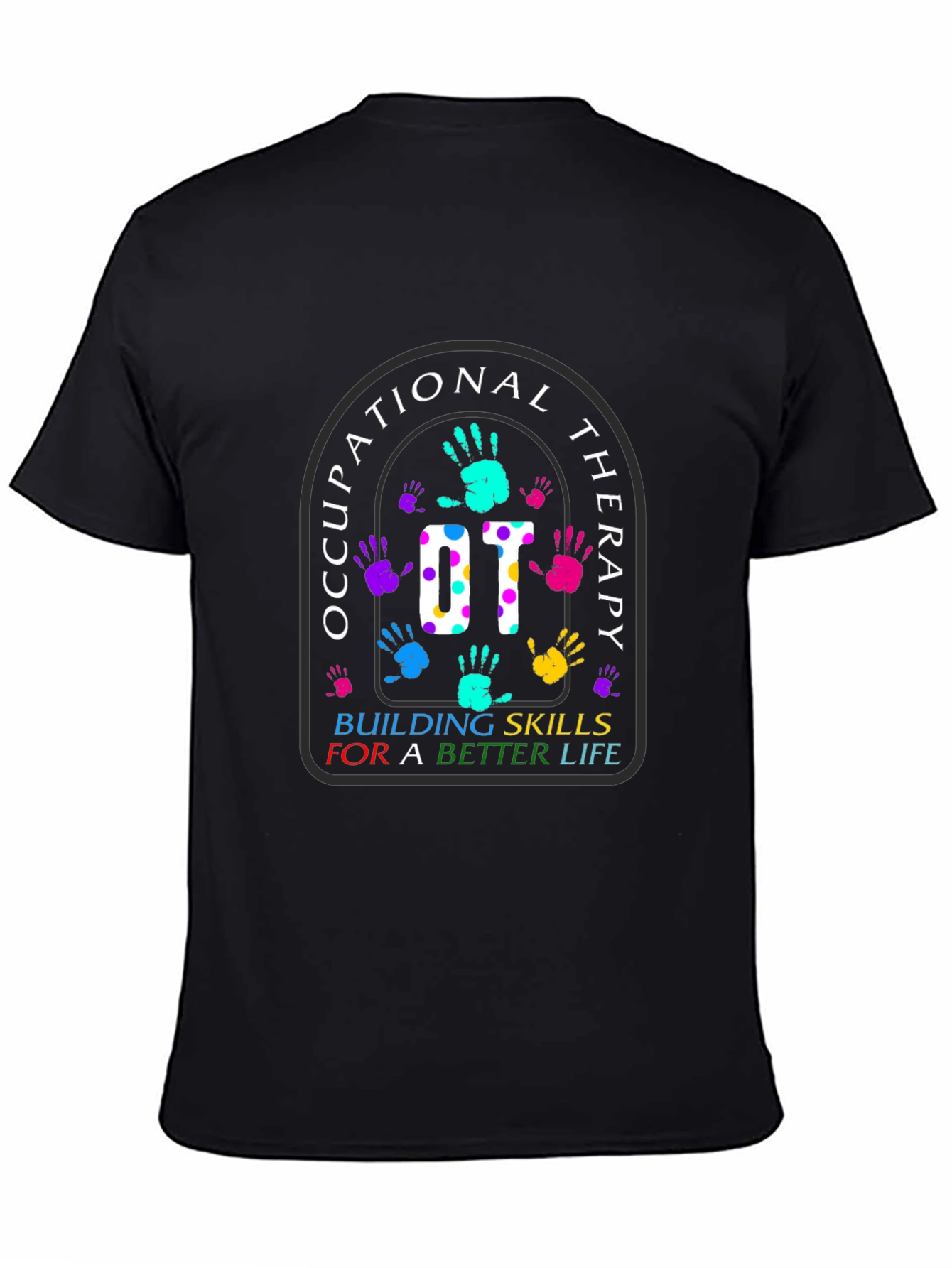 Occupational Therapy OT Handprint Graphic Tee