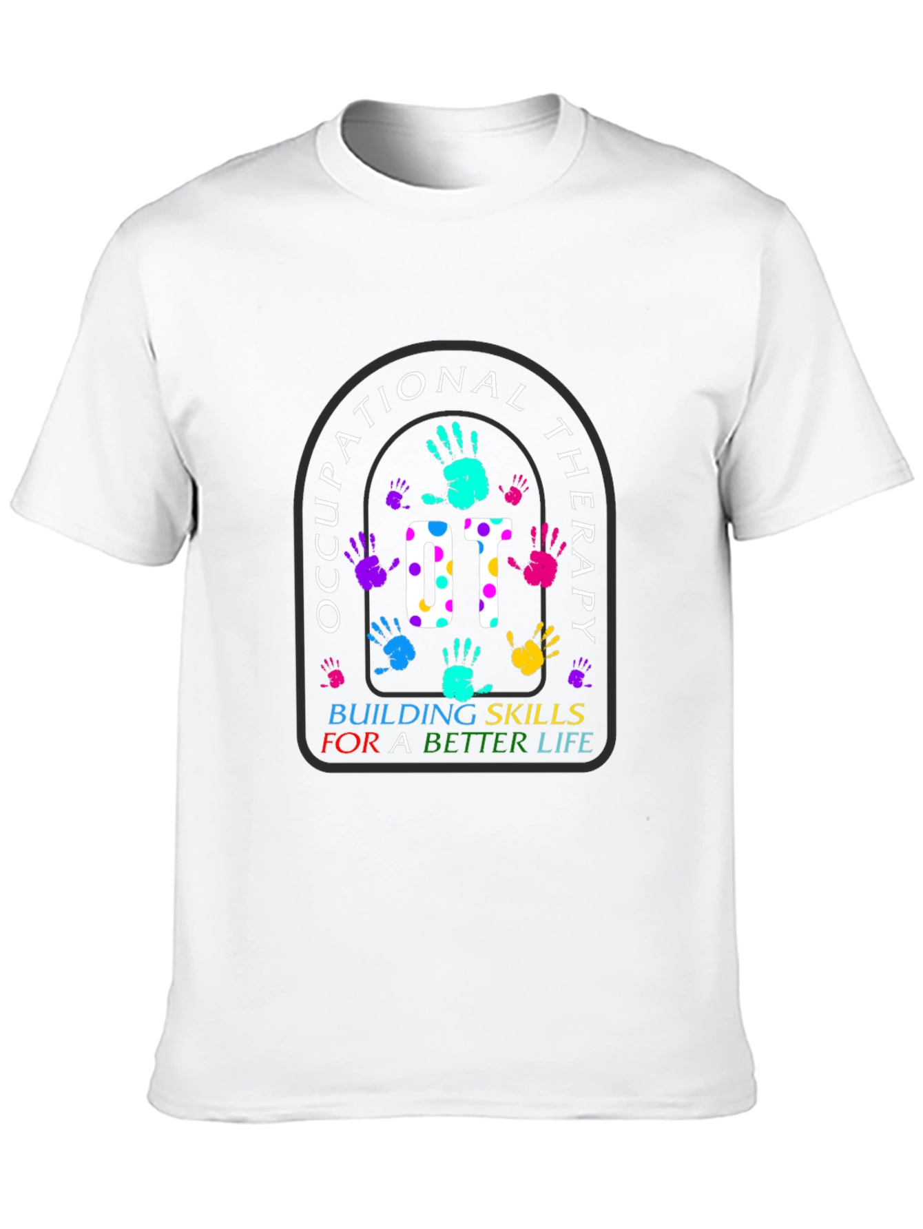 Occupational Therapy OT Handprint Graphic Tee