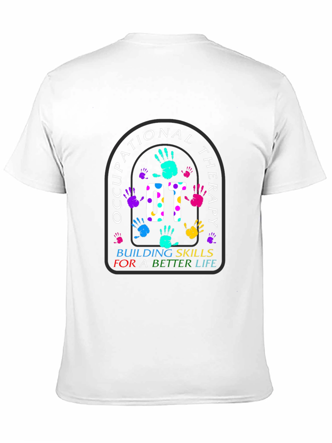 Occupational Therapy OT Handprint Graphic Tee