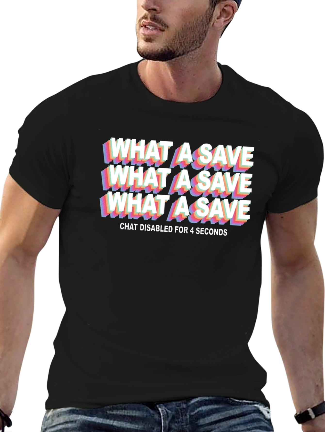 What A Save T-Shirt - Gamer Inspired Novelty Tee