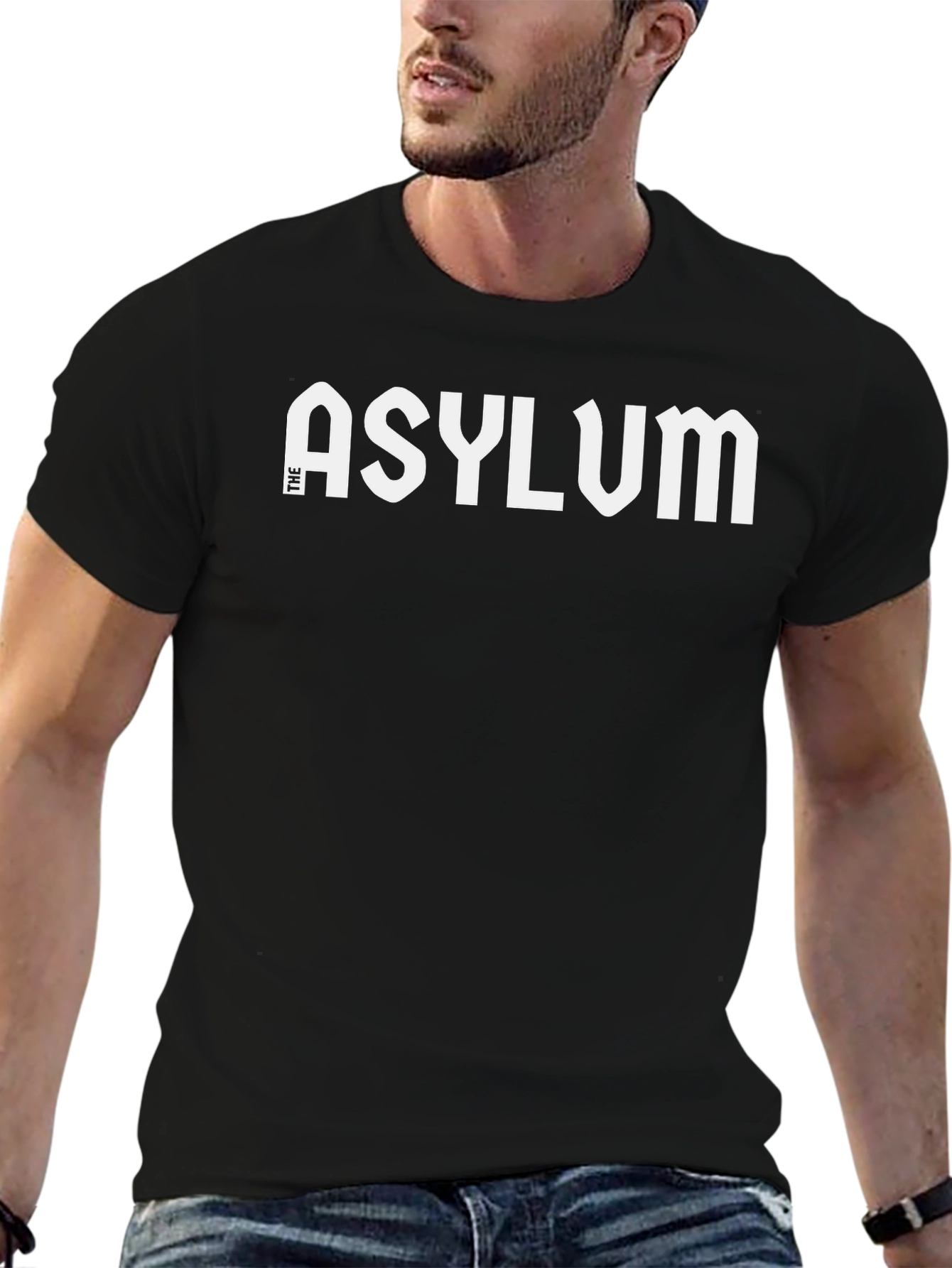 The Asylum Black Graphic Tee