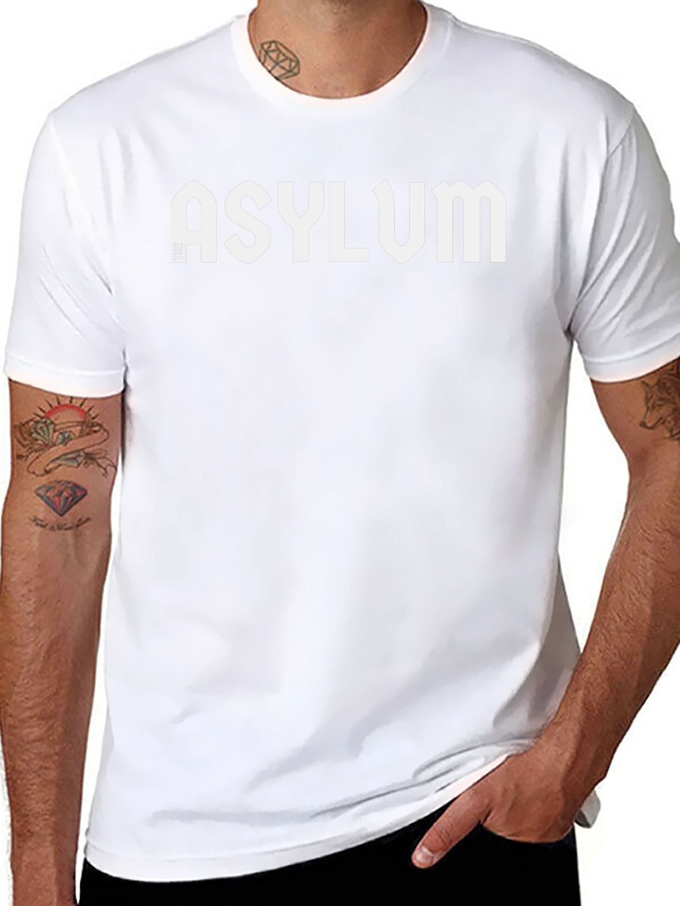 The Asylum Black Graphic Tee