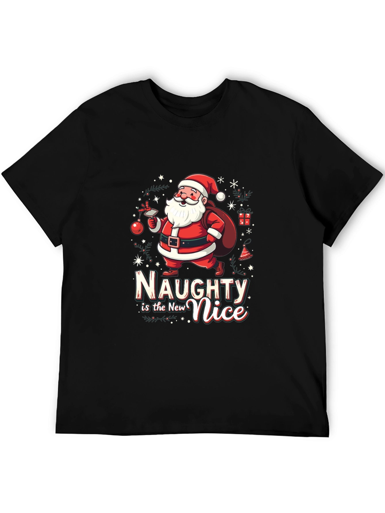 Naughty is the New Nice Santa T-Shirt