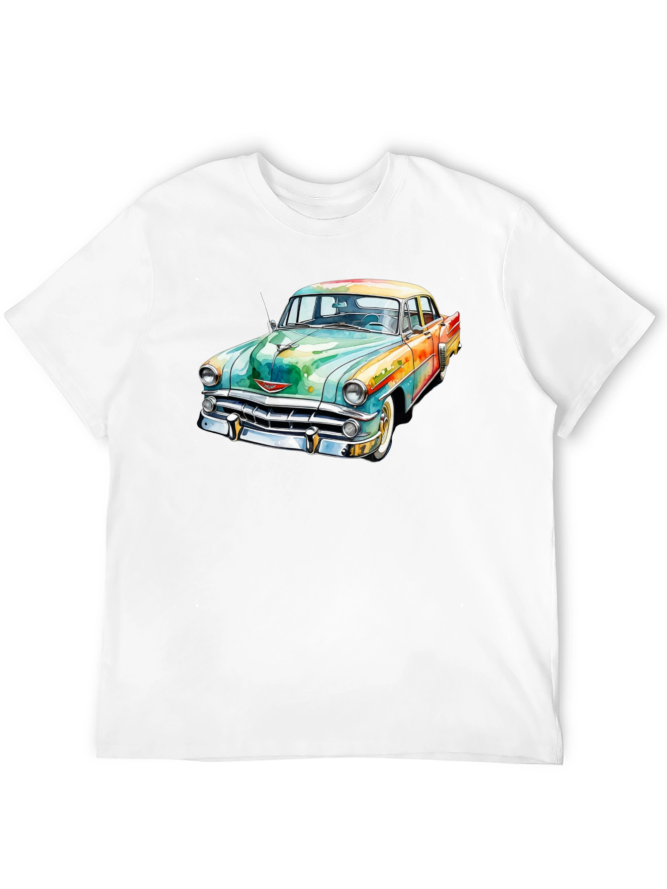 Classic Car Graphic T-Shirt - Mens Black Tee