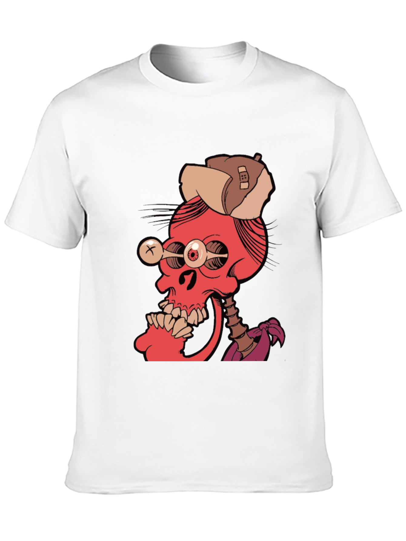 Edgy Skeleton Graphic Tee
