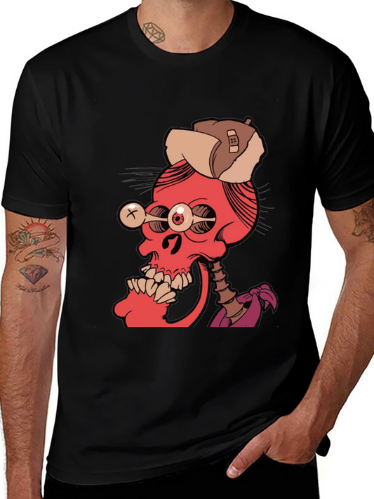 Edgy Skeleton Graphic Tee